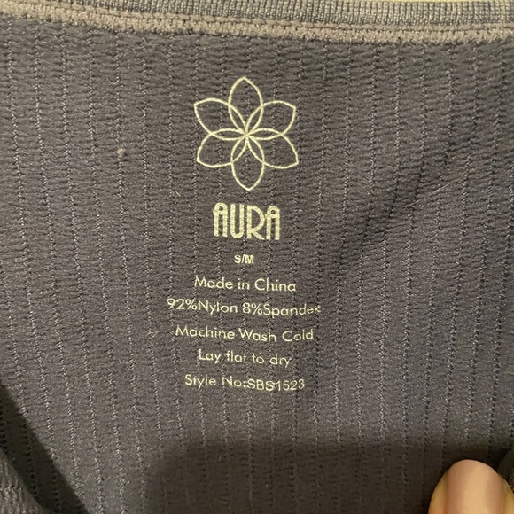 Navy/gray bodysuit - Picture 4 of 5